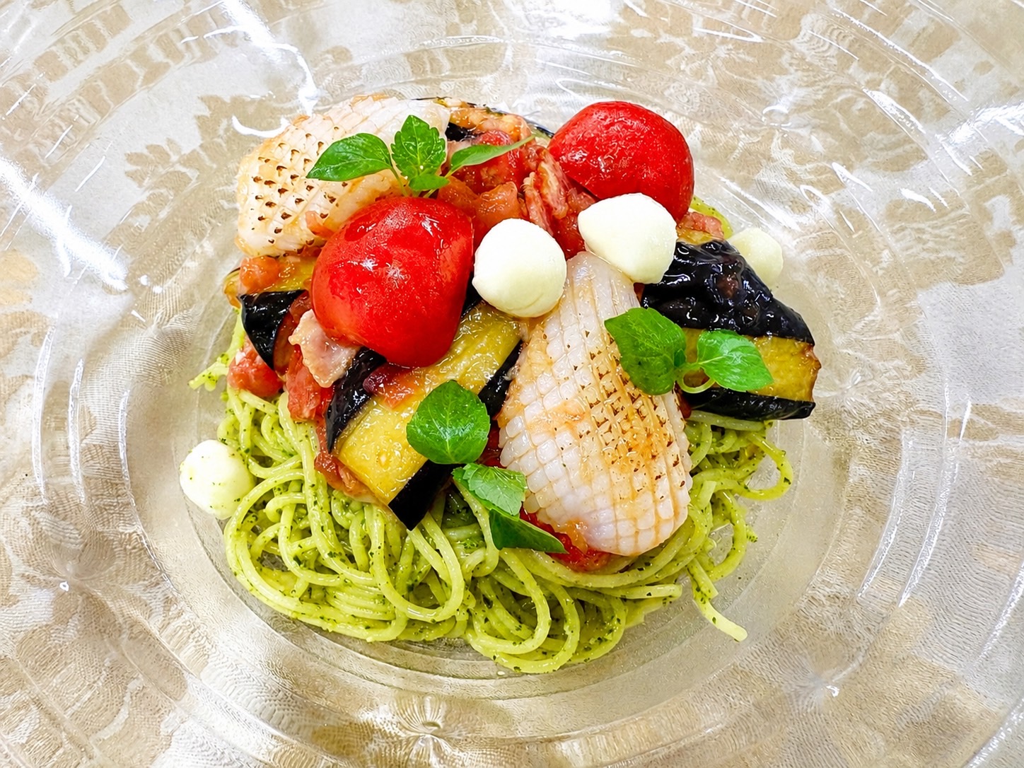 オールドレイク　ランチ　パスタ